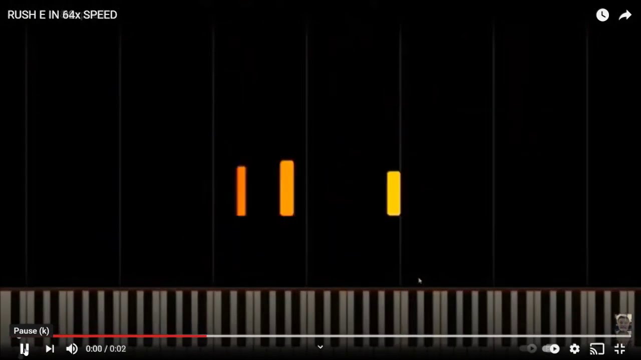 RUSH E IN 128x SPEED