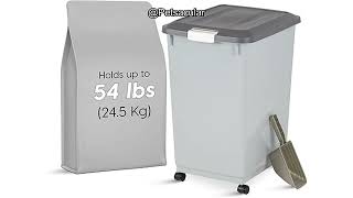 IRIS USA Dog Food Storage Container Review: Freshness, Mobil