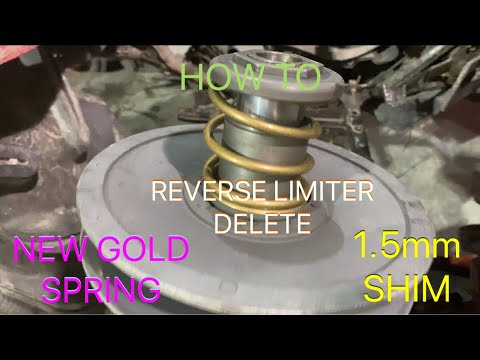 03 Yamaha grizzly 660 HOW TO INSTALL CLUTCH SPRING AND REVERSE OVERRIDE DELETE