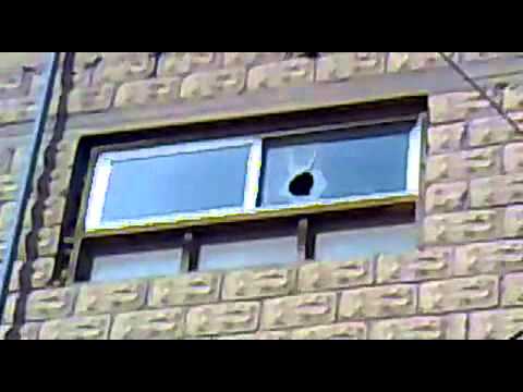 آثار إطلاق قوات الأمن النار  على المساجد في مدينة البوكمال في محافظة دير الزور