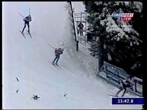 2005/06 combinata 15 km Oberhof - Manninen, Ackermann, Moan