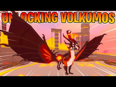 We Unlocked The Volkumos In The Solstice Update!- ROBLOX Dragon Adventures