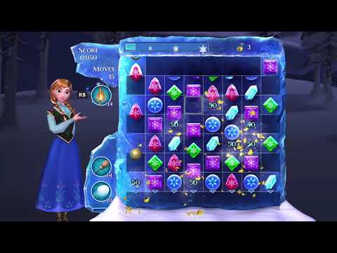 Frozen Free Fall: Snowball Fight Level 70 Walkthrough - No Power Ups