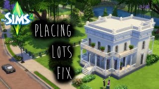 How To: The Sims 4 - Placing Lots Fix