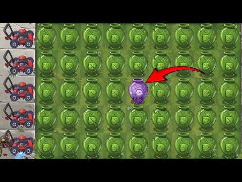 PVZ 2 MiniGame - New Plants & All Pea vs All Zombies in VaseBreaker