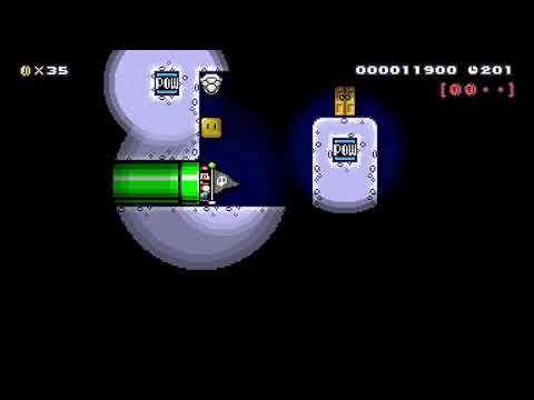 8-2 Bone Rattle Ride by ???? 🍄 Super Mario Maker 2 #als