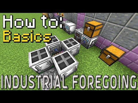Mondays - How to: Industrial Foregoing | Basics (Minecraft 1.20.1)