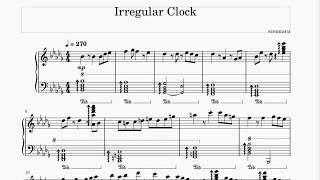 【ピアノアレンジ】Irregular Clock/Shiromaru【太鼓の達人】