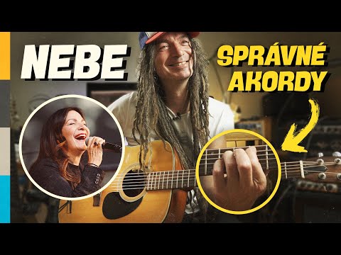 Jaké jsou akordy písně NEBE (Anna K.) na KYTARU?