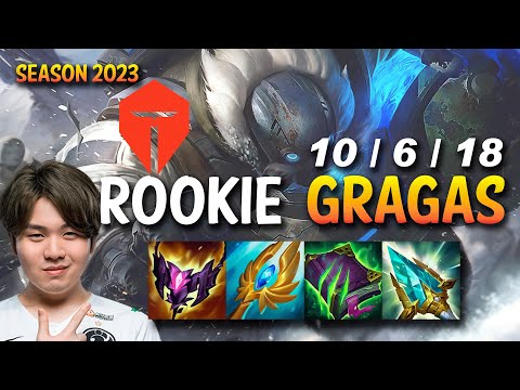 TES Rookie GRAGAS vs VEIGAR Mid - KR Ranked