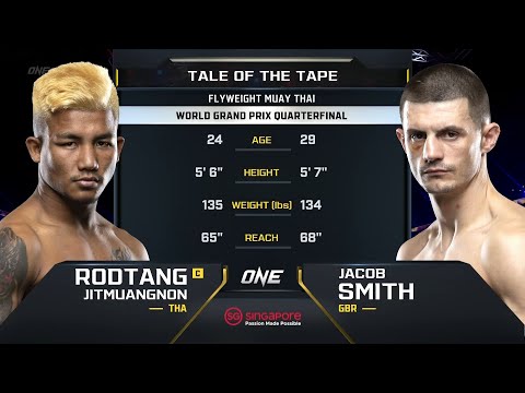 Rodtang Jitmuangnon vs Jacob Smith full fight