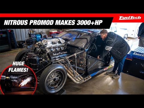 3000+HP ProMod Shakes the Building! | David Janes Racecars
