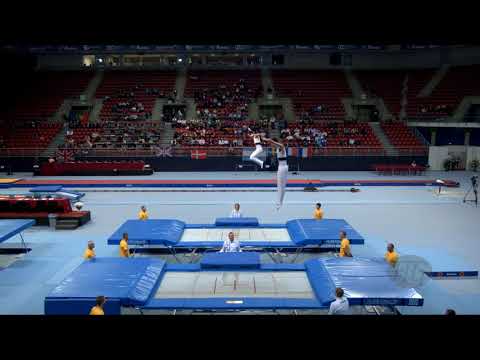 France 2 (FRA) - 2017 Trampoline Worlds, Sofia (BUL) - Qualification Synchro Routine 2