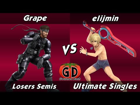 Gourmet Dash #1 - Elijmin (Shulk) vs Grape (Snake) Losers Semis - Ultimate Singles
