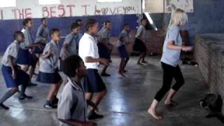 Africa & Asia Venture - AV Volunteer teaching dance in South Africa