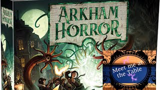 Arkham Horror 3rd Edition unboxing and setup