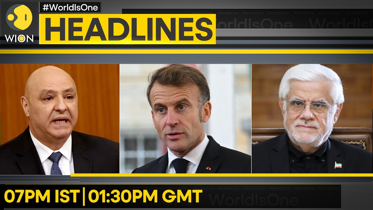 Iran's First Vice President Warns U.S. | Macron Dials Lebanon's Aoun | WION Headlines