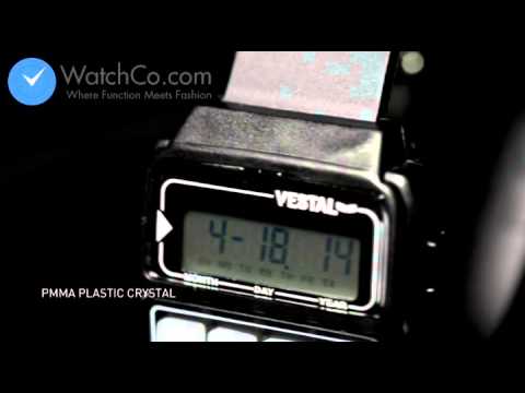 Vestal Unisex Datamat Digital Plastic Watch