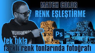 İKİ FARKI RENK TONU OLAN FOTOĞRAFI EŞLEŞTİRME | Photoshop Match Color