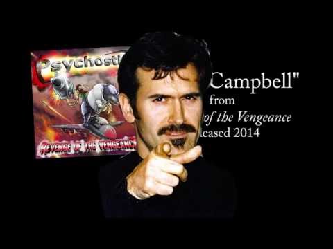 Bruce Campbell + lyrics [Official] by PSYCHOSTICK online metal music video by PSYCHOSTICK