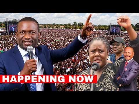LIVE!! Sifuna Brings Bungoma to a Standstill Ahead of His Big Announcement
