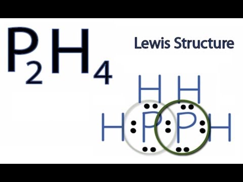 P2H4 Lewis Structure: How to Draw the Lewis Structure for P2H4