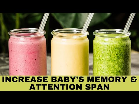 3 Pregnancy Smoothie Recipes For Baby Brain Development Memory Function Attention Span