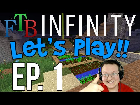 WE FOUND A HOUSE!!! - FTB Infinity Let's Play Ep. 1