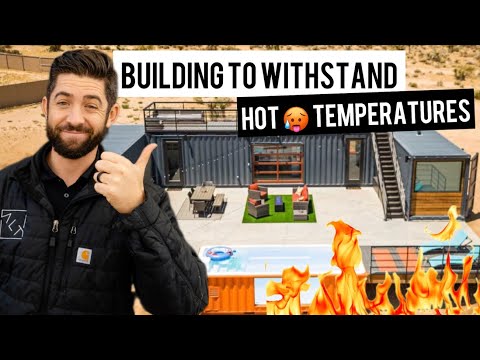 How to Build a Shipping Container for HOT Climates 🥵