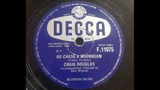 Craig Douglas &#39;Go Chase A Moonbeam&#39; 1958 78 rpm