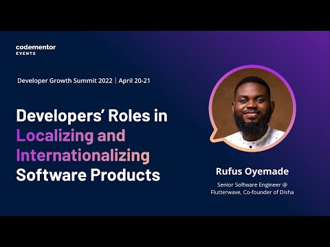 Developers’ Roles in Localizing and Internationalizing Software Products | Rufus Oyemade