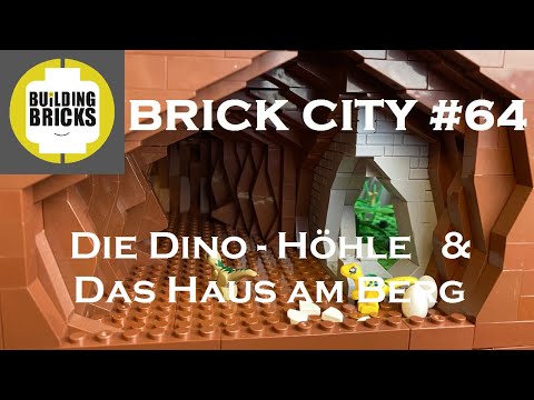 Brick City #64 Die Dino Höhle & das Haus am Berg