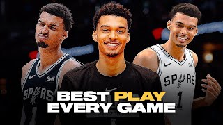 Victor Wembanyama BEST PLAY from Every Game 😱