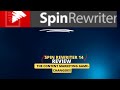 Spin Rewriter 14 Review Spin Rewriter 14 The Ultimate Content Spinning Solution