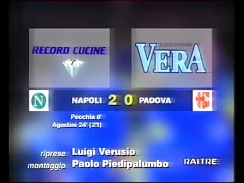 1995-96 (2a - 10-09-1995) Napoli-Padova 2-0 [Pecchia,Agostini] Servizio D.S.Rai3