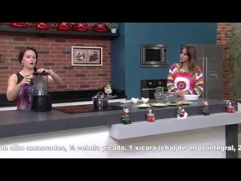 Receitas Bom Sabor 05/12/2014 - Arroz integral natalino com atum mix frutas e castanhas