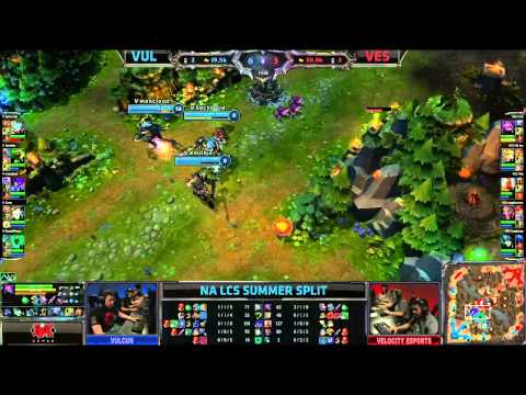 Team Vulcun (VUL) vs Velocity eSports (VES) || NA LCS Summer 2013 W1D2 || Full Game HD