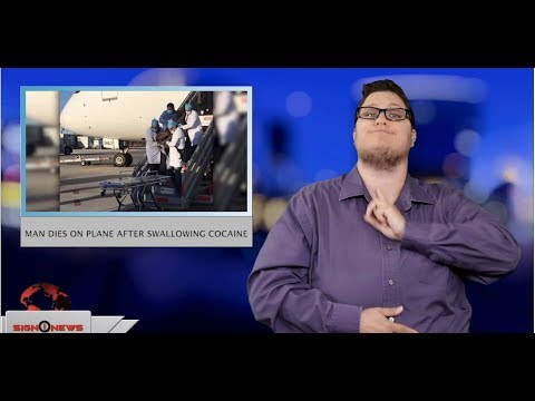 Man dies on plane after swallowing cocaine (ASL - 5.28.19)