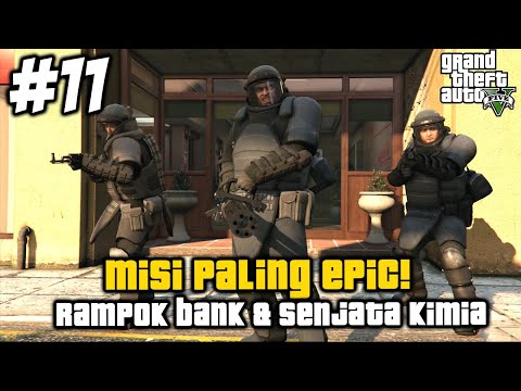 Misi Paling EPIC di GTA 5!! - GTA 5 Subtitle Indonesia - Part 11