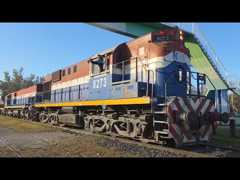 [4K] Variado tren vacio de NCA pasando por Marcos Juárez rumbo al oeste!!!!!!