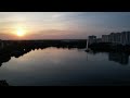 Orlando FL Lake Eola Sunrise Drone Video