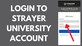Strayer University Login - How to Sign in to Strayer icampus Account (2023)