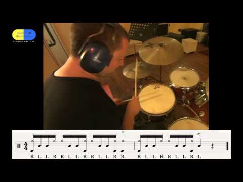 DrumPill #17 - Steve Gadd Inverted Double Stroke Lick