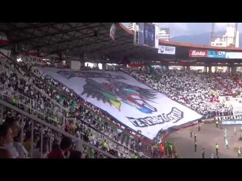 "HOLOCAUSTO NORTE vs santa fe /6 abril/ fecha 15/ 2014/" Barra: Holocausto Norte &bull; Club: Once Caldas