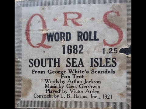 South Sea Isles - Piano Roll, Victor Arden, 1921