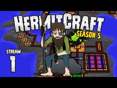 HermitCraft 5 | ISKALLIUM METEOR PRANK | Stream Replay 30/09/17