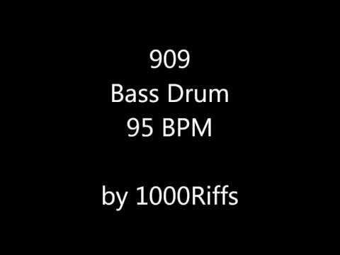 909 Kick Drum 95 BPM - Beats Per Minute