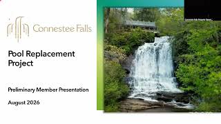 PRELIMINARY Pool Replacement Project Member Presentations (AUDO BOOSTED AND NORMALIZED)