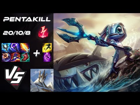 MID Fizz vs Galio [PENTAKILL] - EU Challenger Patch 14.22