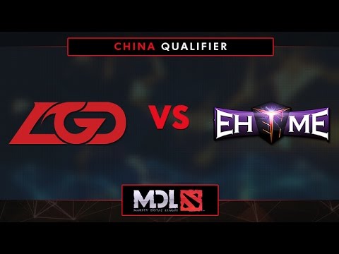 LGD vs EHOME.Keen Game 2 - MDL 2017 China Qualifier: Losers' Finals - @LyricalDota